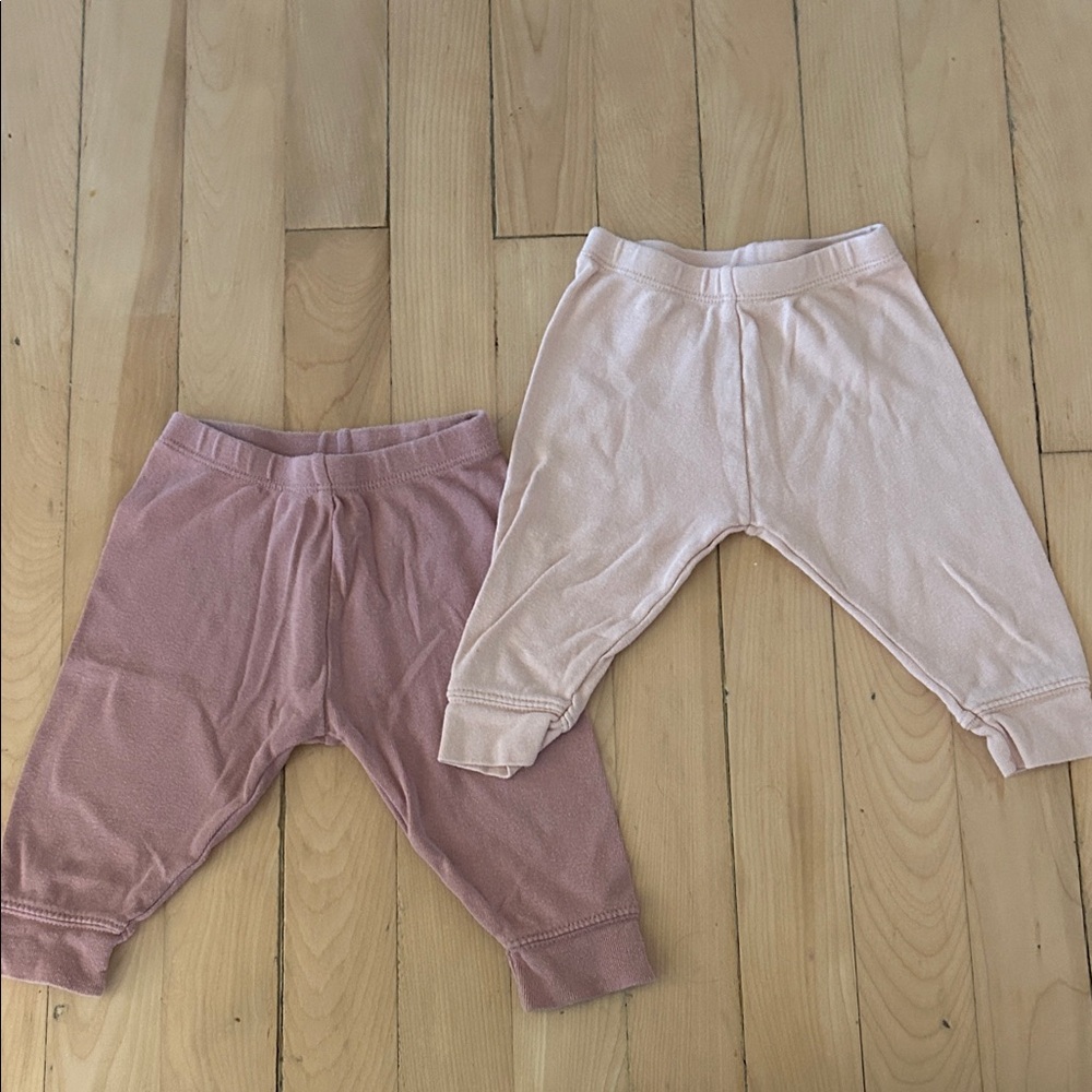 Cloud Island - Pink and Light Pink Infant Joggers - Size 3-6 M